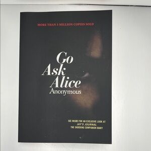 Go Ask Alice chapter book pre owned great condition